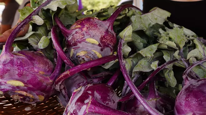 purple kohlrabi