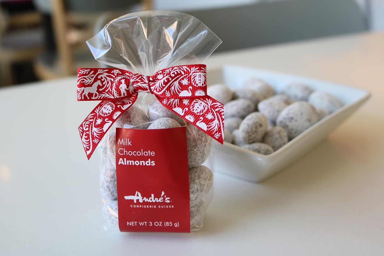 André's is long gone in Cherry Creek, but you can get the chocolates at Whole Foods.
