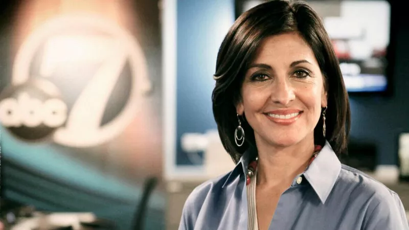 Image: Anne Trujillo in the Denver7 newsroom.