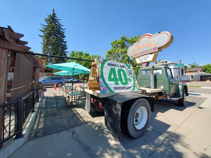 Image: Annie's Cafe has been a staple on East Colfax Avenue since 2008, and in Denver since 1981.