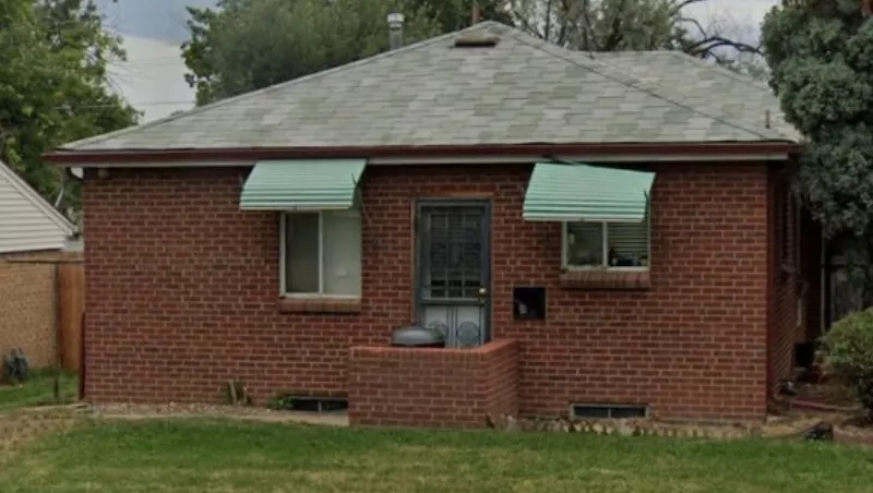 Image: This five-bedroom, two-bath, 3,360-square-foot home at 3200 Locust Street is listed at $629,900, just above the average price for a detached home for sale in Denver during January.
