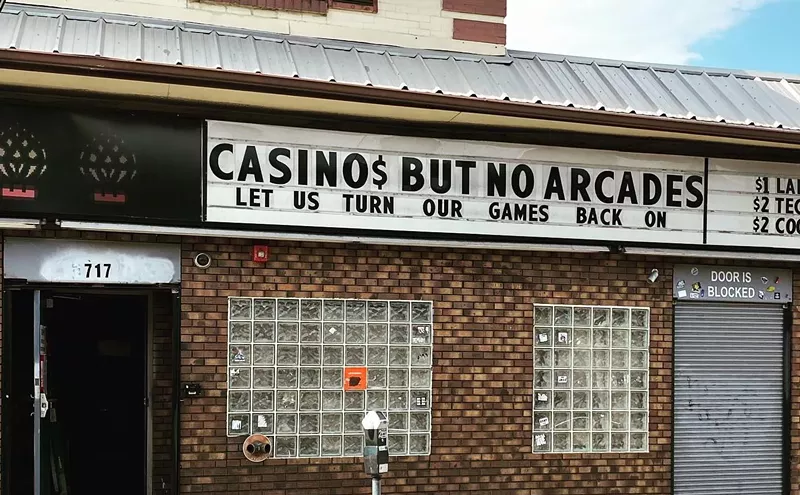 Image: Arcade Bar Owner Asks Why Casinos Can Open but He Can't