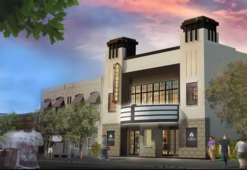 Image: A former theater will soon become a distillery.
