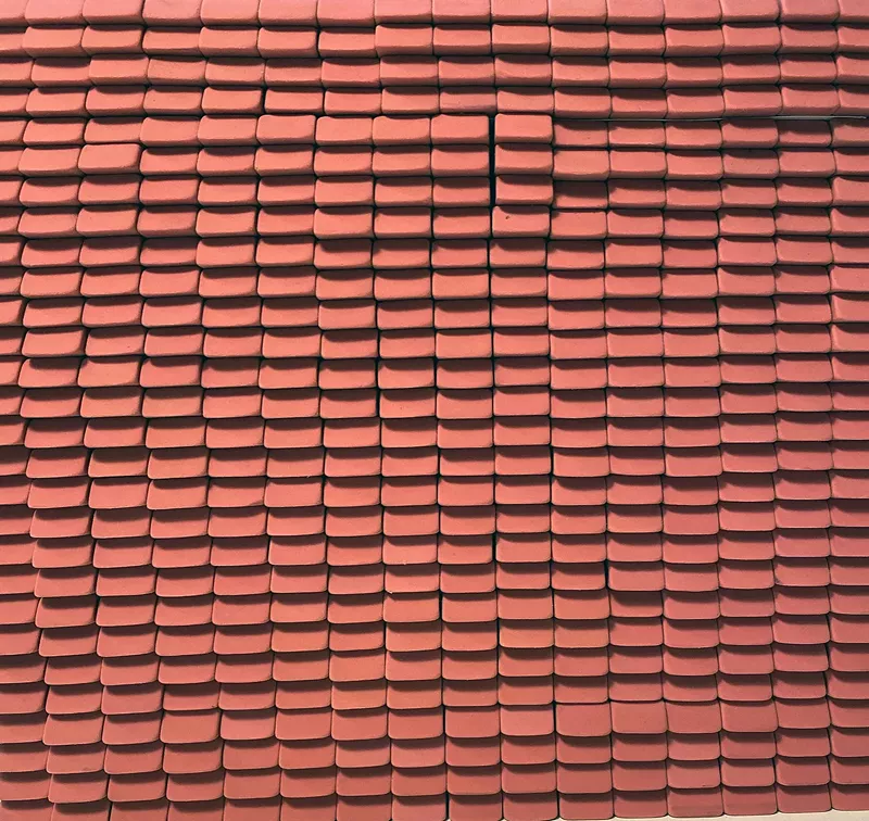 Image: Joel Swanson, “Pinkie,” 2019, erasers.