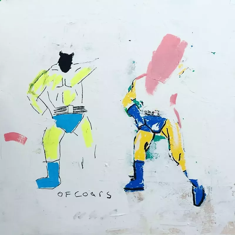 Image: Julio Alejandro, “of course of course," at Black Book on Saturday.