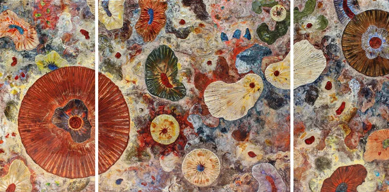 Image: Monica Aiello, “Prometheus and the lonian Garden,” at the Arvada Center.