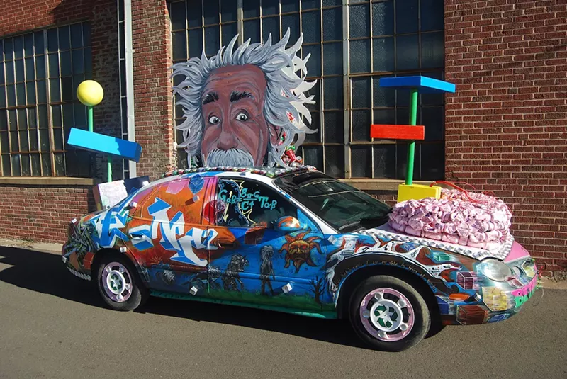 Image: "Albert Canstein," made by inmates at the Trinidad Correctional Facility.