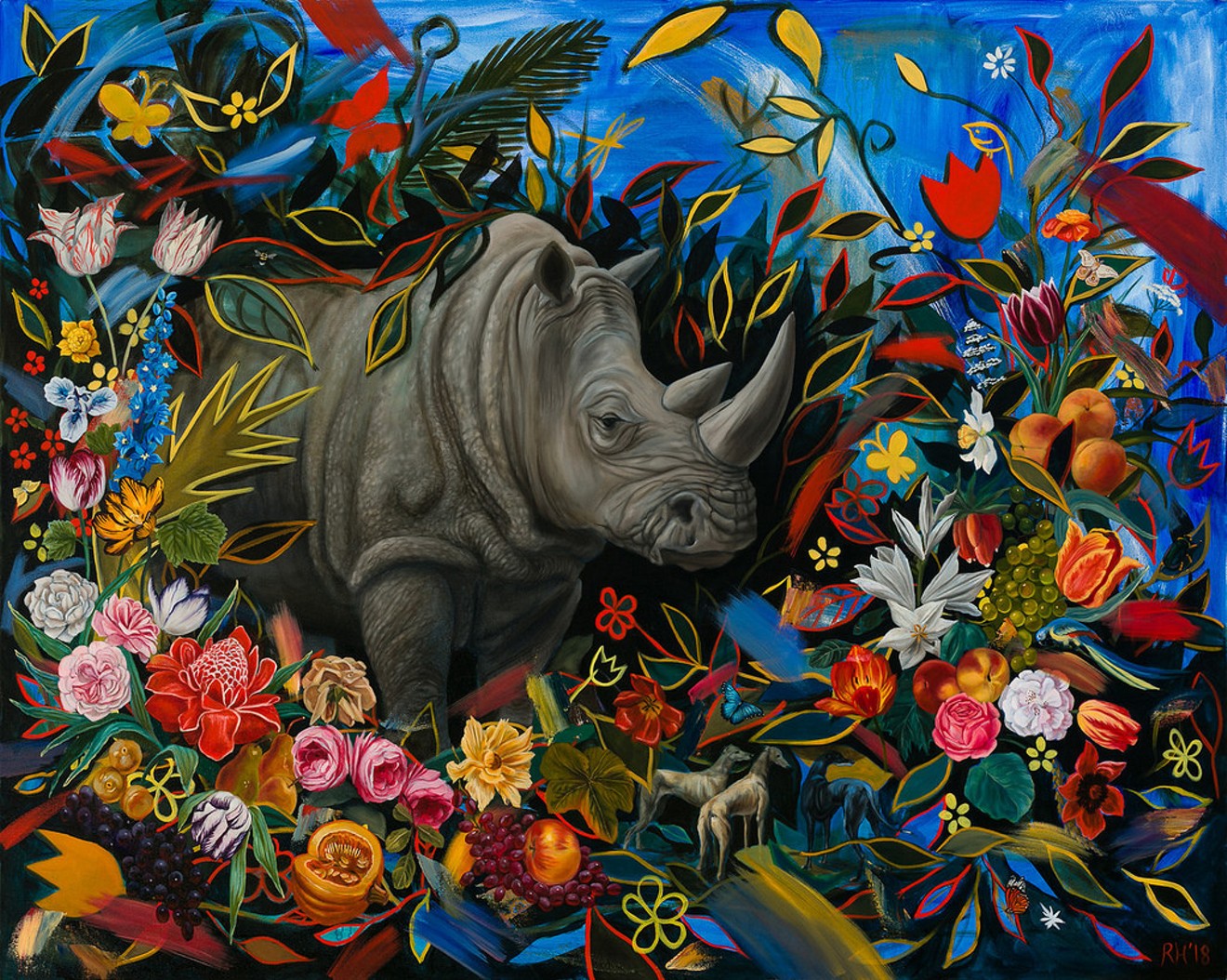 Robin Hextrum's "Rhino," for Art of the State 2019.