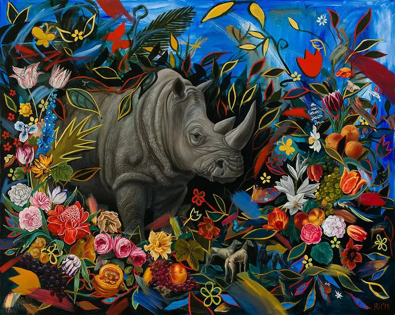 Image: Robin Hextrum's "Rhino," for Art of the State 2019.