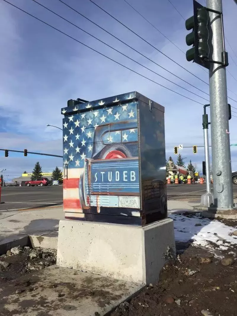 Image: Wheat Ridge High School students are recruiting artists to decorate traffic signal boxes.