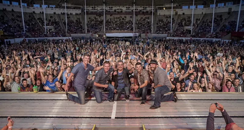 Image: FACE Vocal Band headlines the Arvada Center for the Arts and Humanities’ Outdoor Amphitheatre in August.