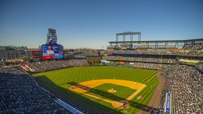 Coors Field in downtown Denver, home of the Colorado Rockies
