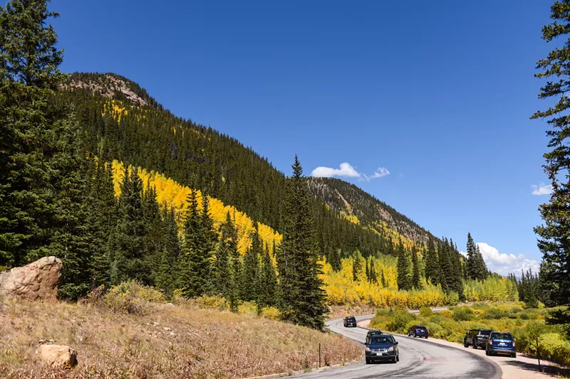 Image: Aspens on Guanella Pass on Sunday, September 9.
