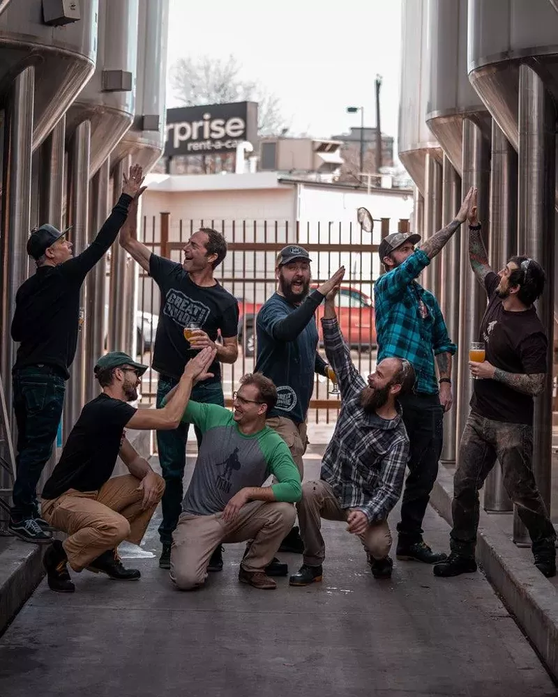 Image: The Great Divide and Ska breweries are all about high-fives and hanging out.
