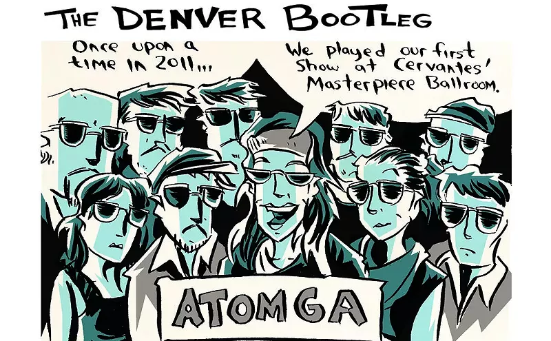 Image: ATOMGA Drank All the Headliner's Beer at Cervantes'