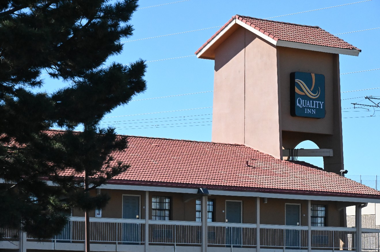A Quality Inn in Aurora was converted into a migrant shelter by Denver in December.