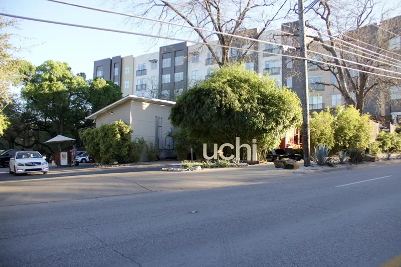 Image: The original Austin Uchi, now overshadowed by fugly architecture.