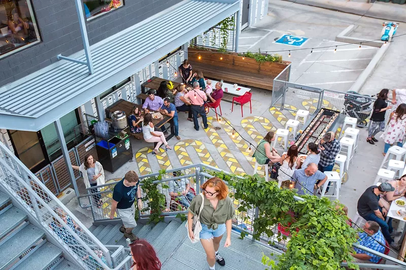 Image: Avanti, at 3200 Pecos Street, combines a party atmosphere with a great food selection.