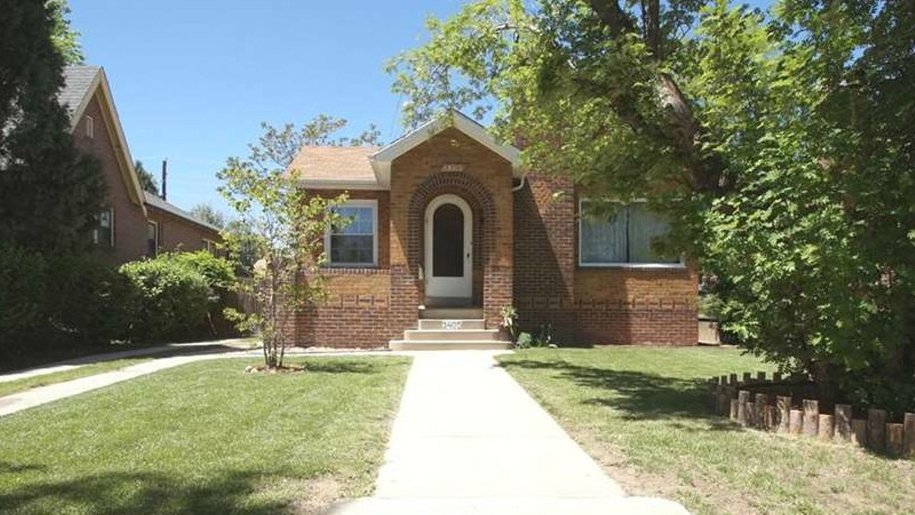 This four-bedroom, two-bath, 2,018-square-foot home at 1405 Dahlia Street was priced in June at $540,000, just under the average price for a detached single-family home in metro Denver last month. Click to see the complete listing.
