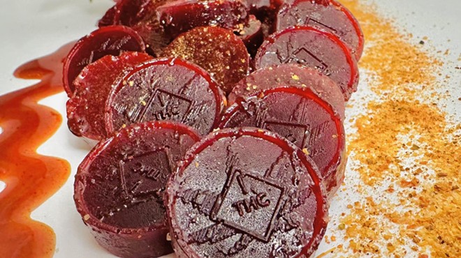 Bachaz is chamoy and tamarindo-covered THC gummies.
