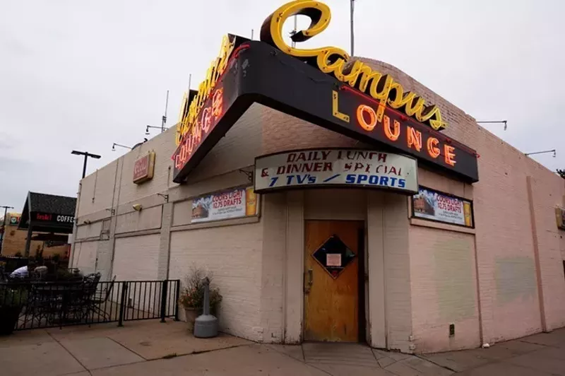 Image: The Campus Lounge when it closed in 2016.