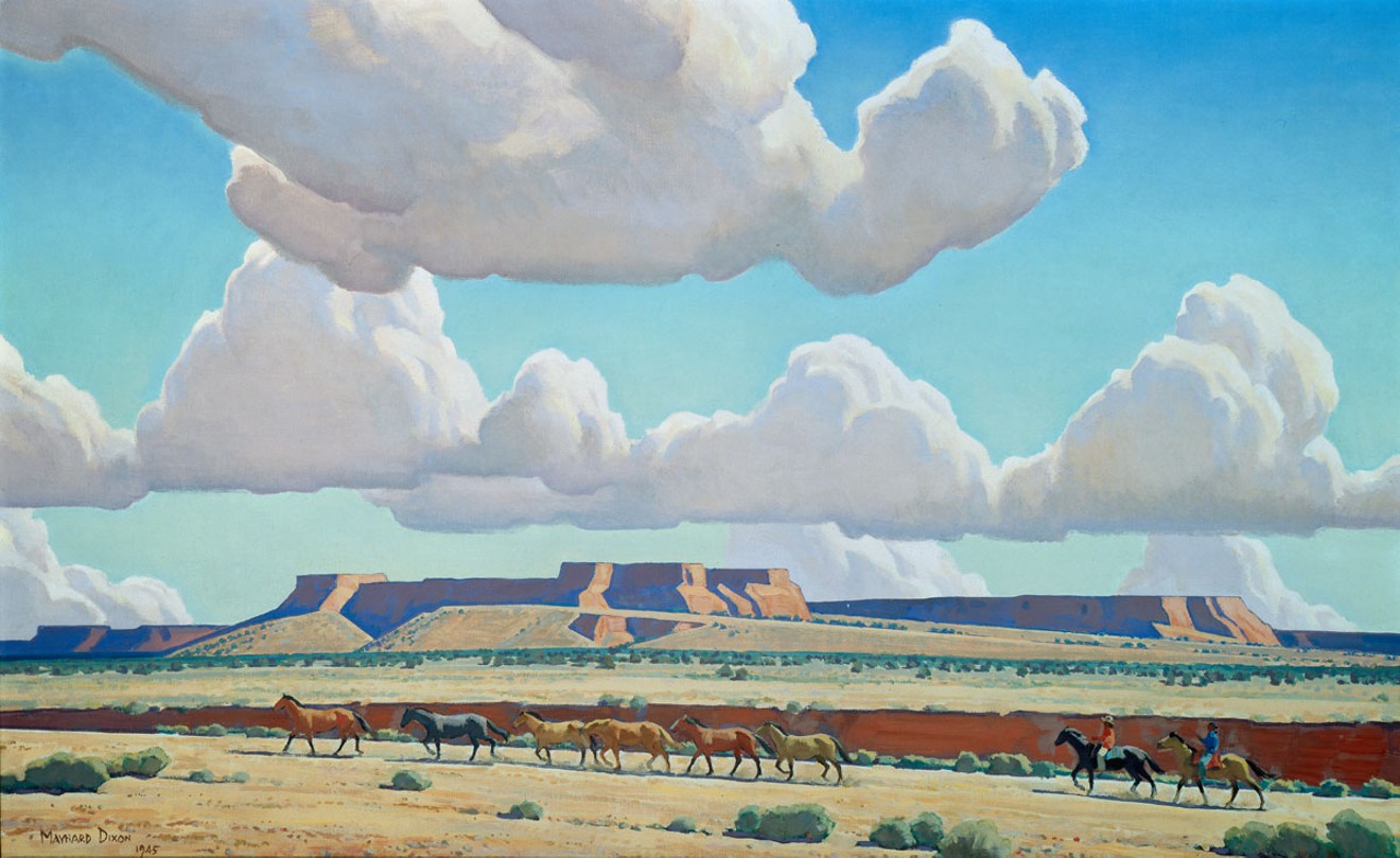 "Wide Lands of the Navajo," Maynard Dixon, 1945.