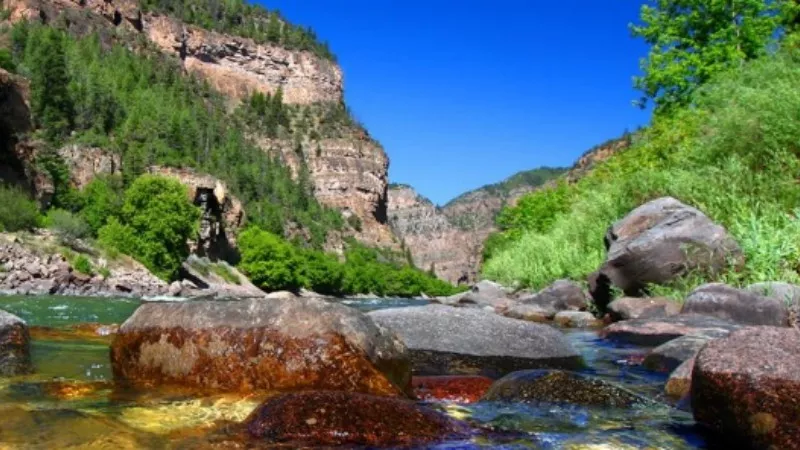 Image: Senior hydrologist Brenda Alcorn confirms that the Colorado River's 2018 peak is one of the earliest in recent memory.
