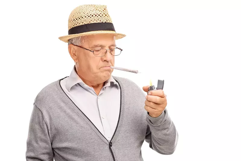 Image: Senior citizens are a rapidly growing demographic of cannabis consumers.