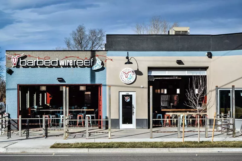 Image: Barbed Wire Reef will open on Tuesday, January 29, at 4499 West 38th Avenue.