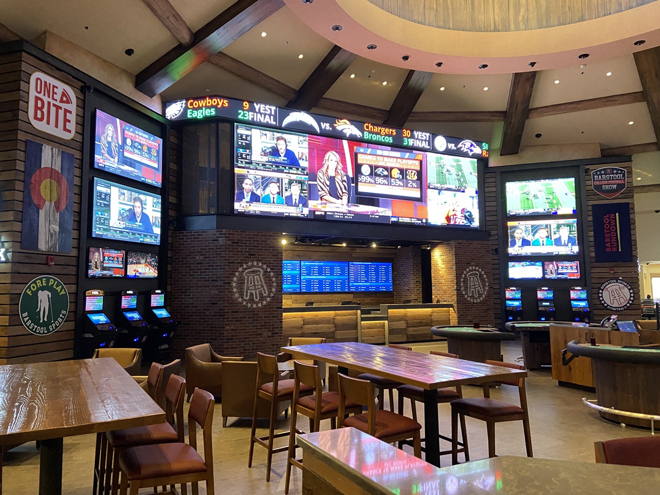 The Barstool Sportsbook is opening at the Ameristar on November 5.