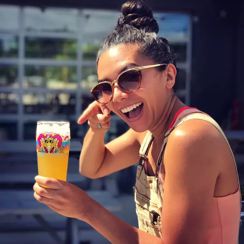 Image: Fiction Beer Company head brewer Brittany Portman is excited for Colorado Pint Day.