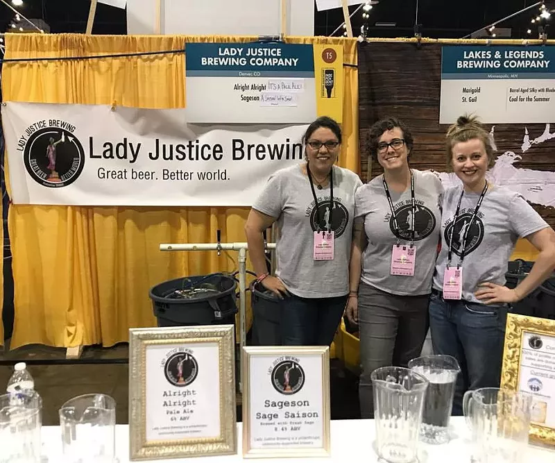 Image: The ladies of Lady Justice at GABF last month.