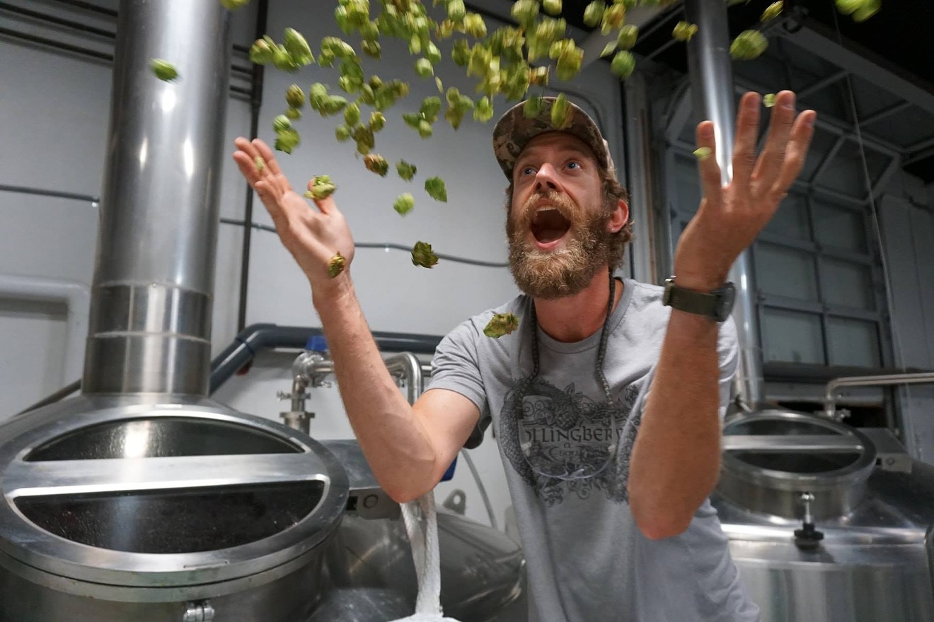 Upslope Brewing is one of dozens of breweries that are working away at their fresh-hop beers right now.