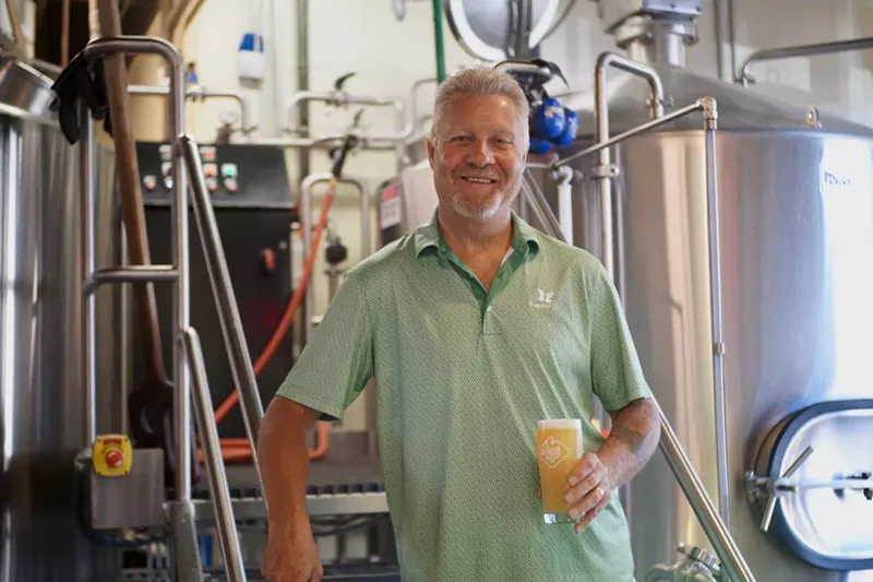 Image: Dennis O'Harrow, the new head brewer at Lone Tree.