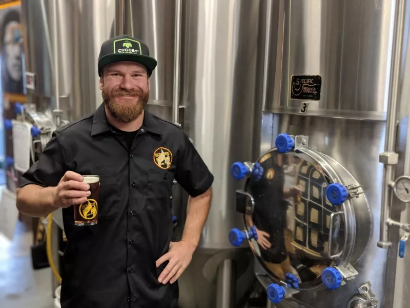 Image: Zack Kaplan is the new head brewer at Eagle's Bonfire Brewing.