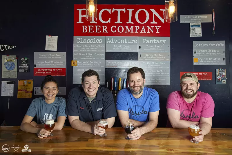Image: The teams from Fiction Beer Company and Ursula Brewing have teamed up on a beer.