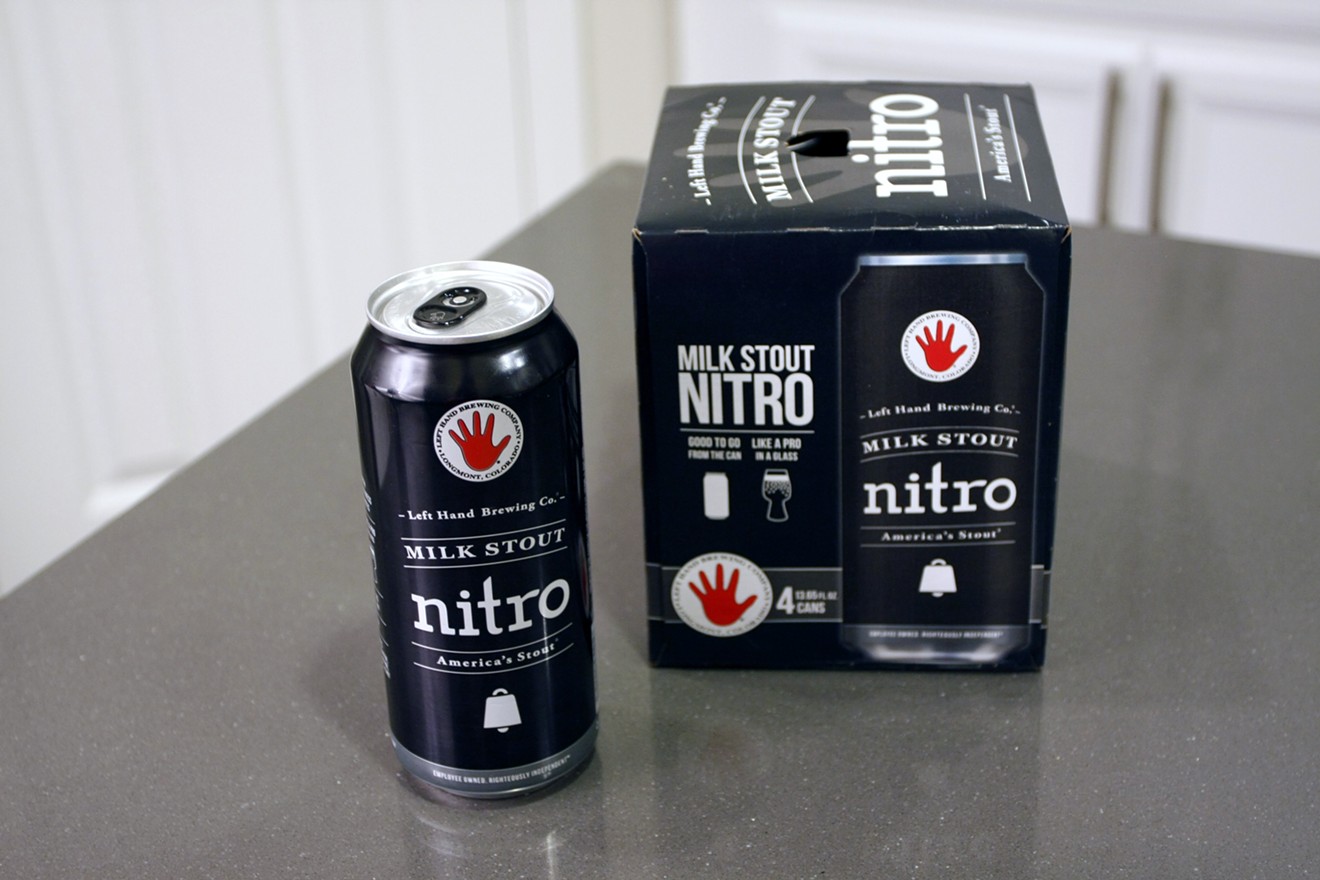 Left Hand rolled out cans of Nitro Milk Stout this month.