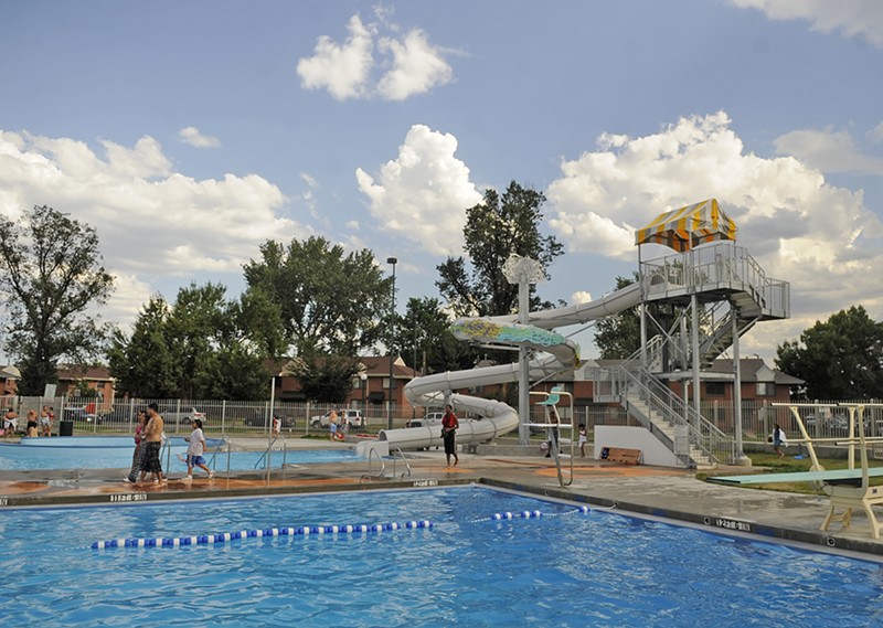 The La Alma Lincoln Park pool is one of many in the city of Denver.