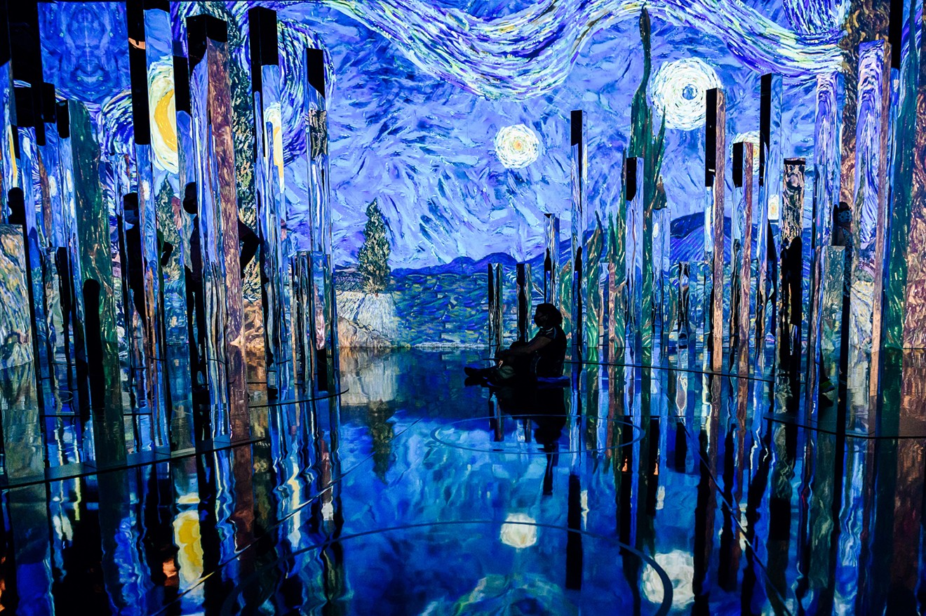 Immersive Van Gogh allows audience members to experience Van Gogh's artwork in an entirely new way.