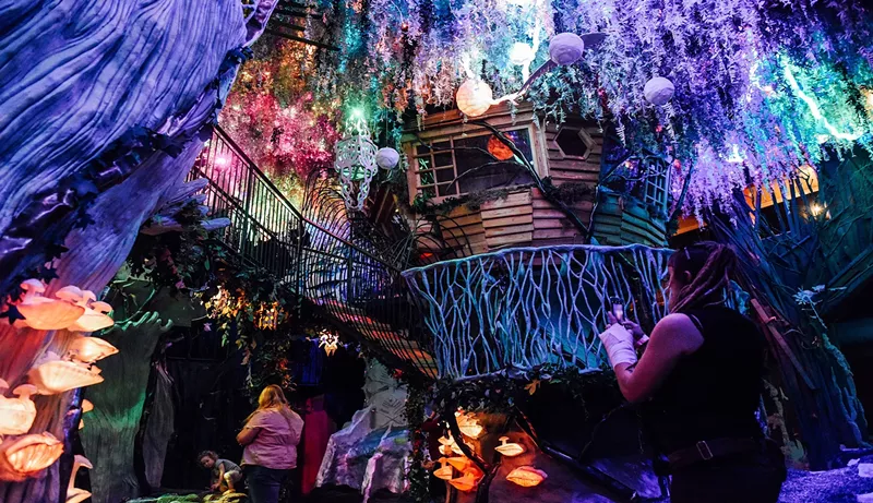 Image: Inside Meow Wolf's House of Eternal Return in Santa Fe.