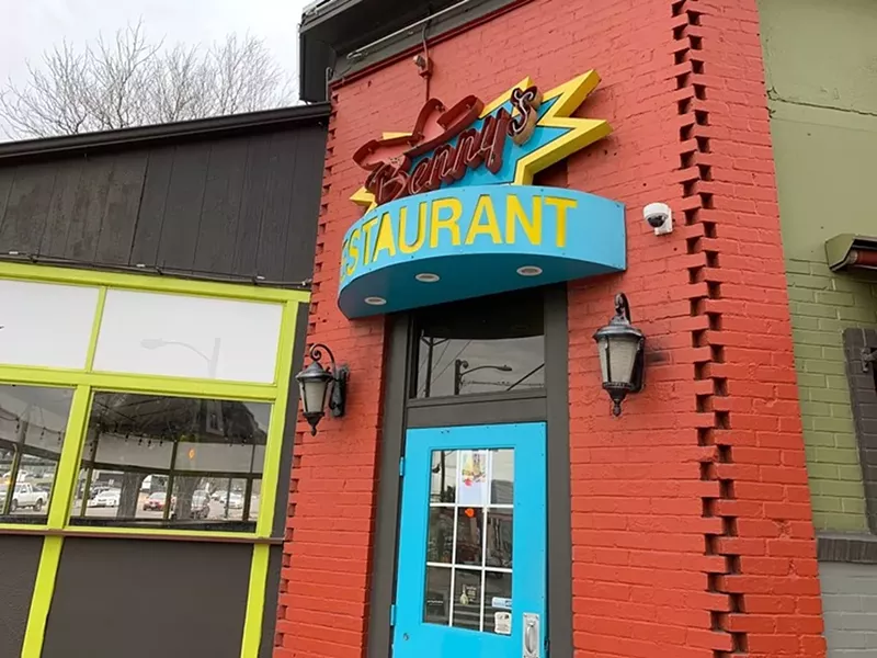Image: Benny's has been shut tight for two years.