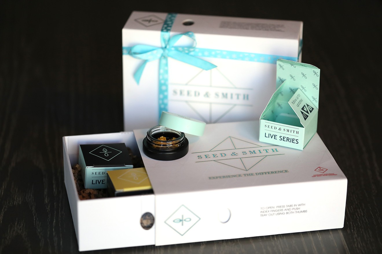 Seed & Smith's concentrate flight box would be a welcome gift for a stoner spending Christmas solo.