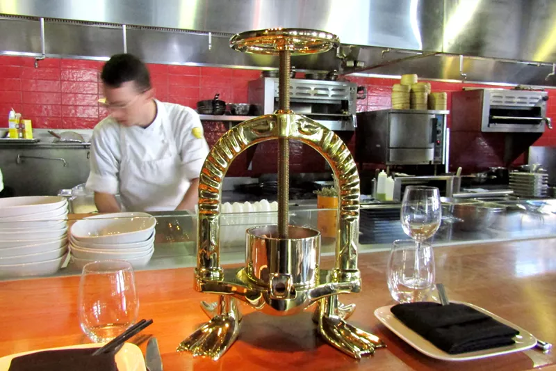 Image: Capturing the essence of European tradition is a pressing matter at LeRoux.