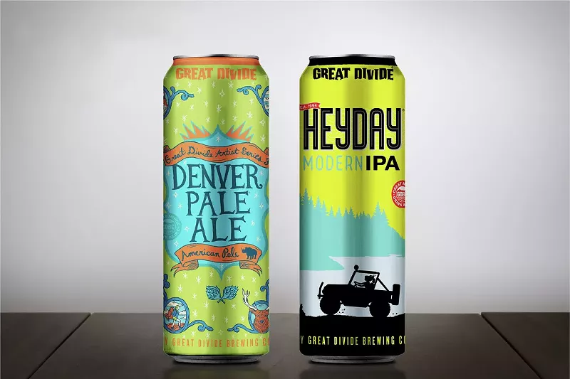 Image: These 19.2-ounce Great Divide cans are coming soon.