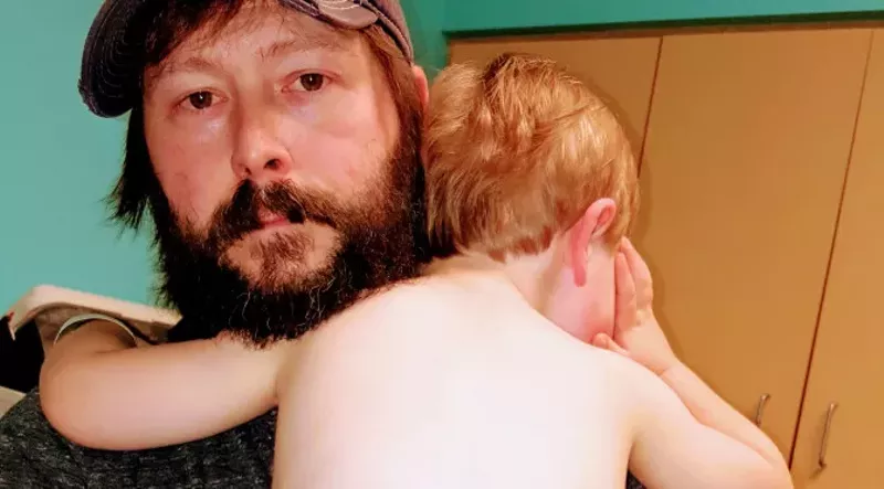 Image: Matthew Cerrato is the only person legally allowed to purchase medical marijuana for his son Ethan.