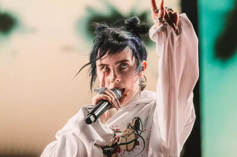 Image: Billie Eilish headlines Ball Arena in March.