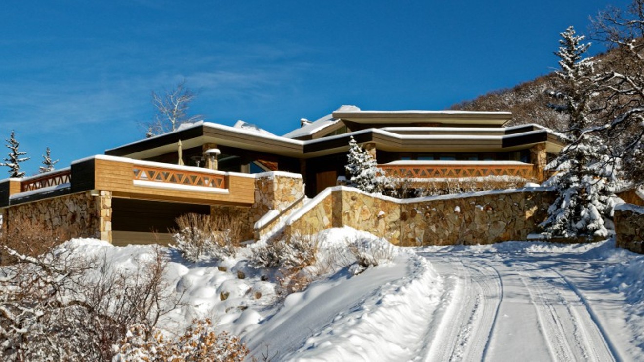 The exterior of 498 South Starwood Drive in Aspen.