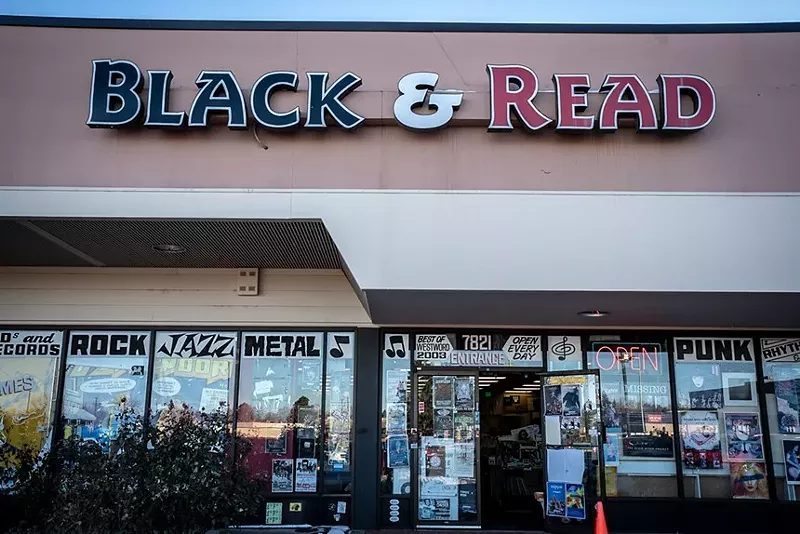 Image: The storefront of Black & Read