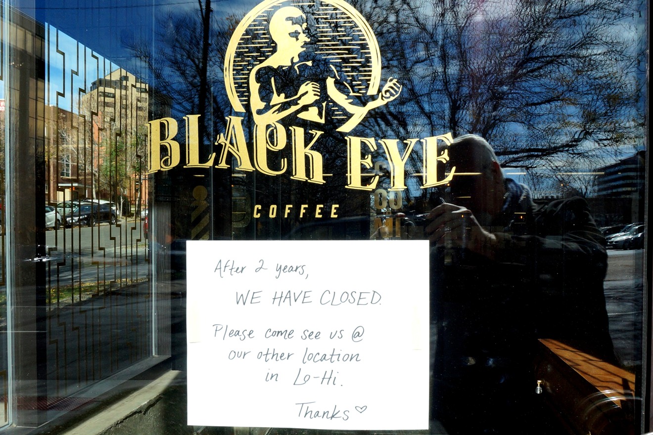 Black Eye Coffee's Capitol Hill location is now closed.