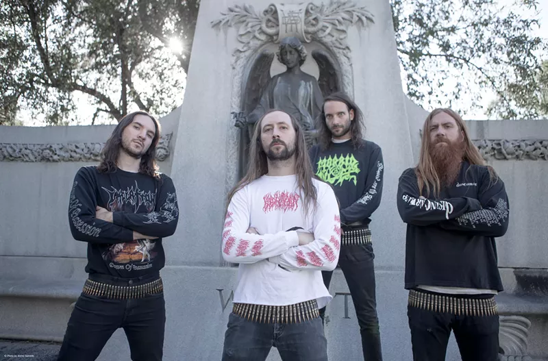 Image: Blood Incantation's 2019 album Hidden History of the Human Race is a masterful mix of death metal and progressive weirdness.